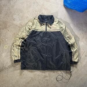 Y2k two tone windbreaker jacket